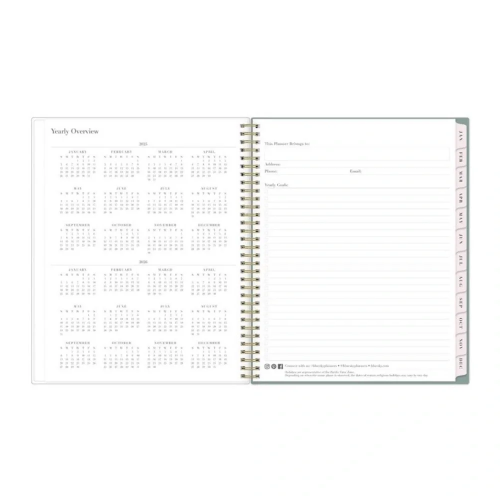 🆕 Rachel Parcell For Blue Sky 25/25 Planner